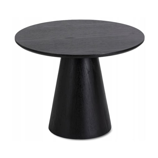 Stolik Kawowy Okrągły Czarny Mały Nowoczesny Mała Okrągła Ława CASSANDER