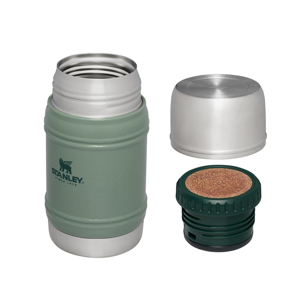 Termos obiadowy THE ARTISAN 0,5 l - HAMMERTONE GREEN / Stanley