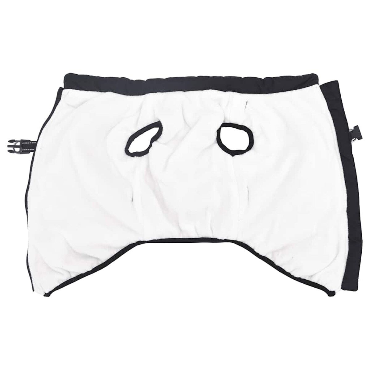 vidaXL Płaszcz dla psa z szelkami, wodoodporny, granatowy, L52