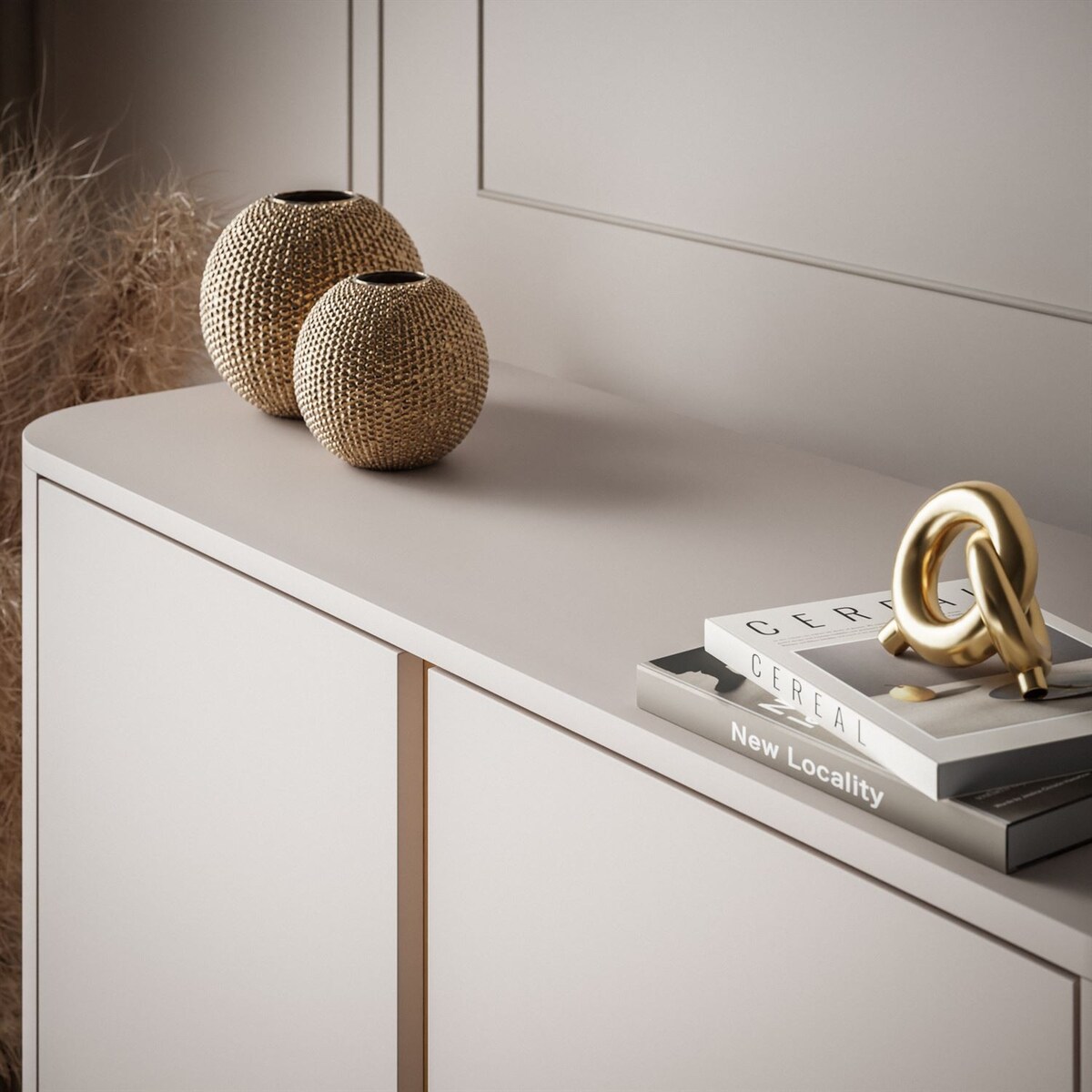 Czterodrzwiowa komoda DESTINY II K-103, kaszmir