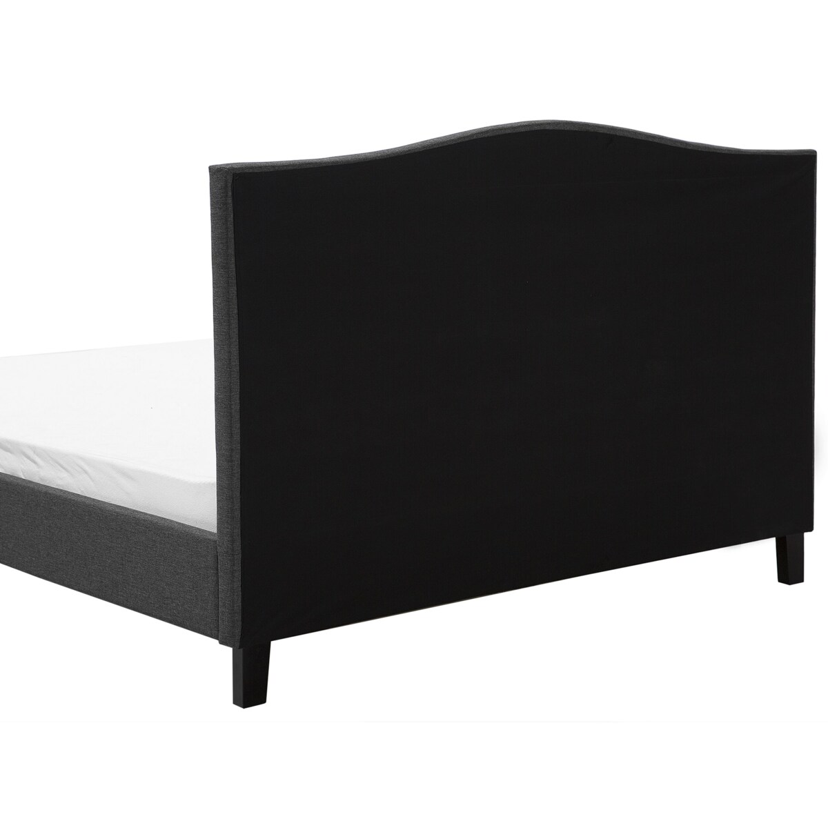 Łóżko tapicerowane 180 x 200 cm szare MONTPELLIER