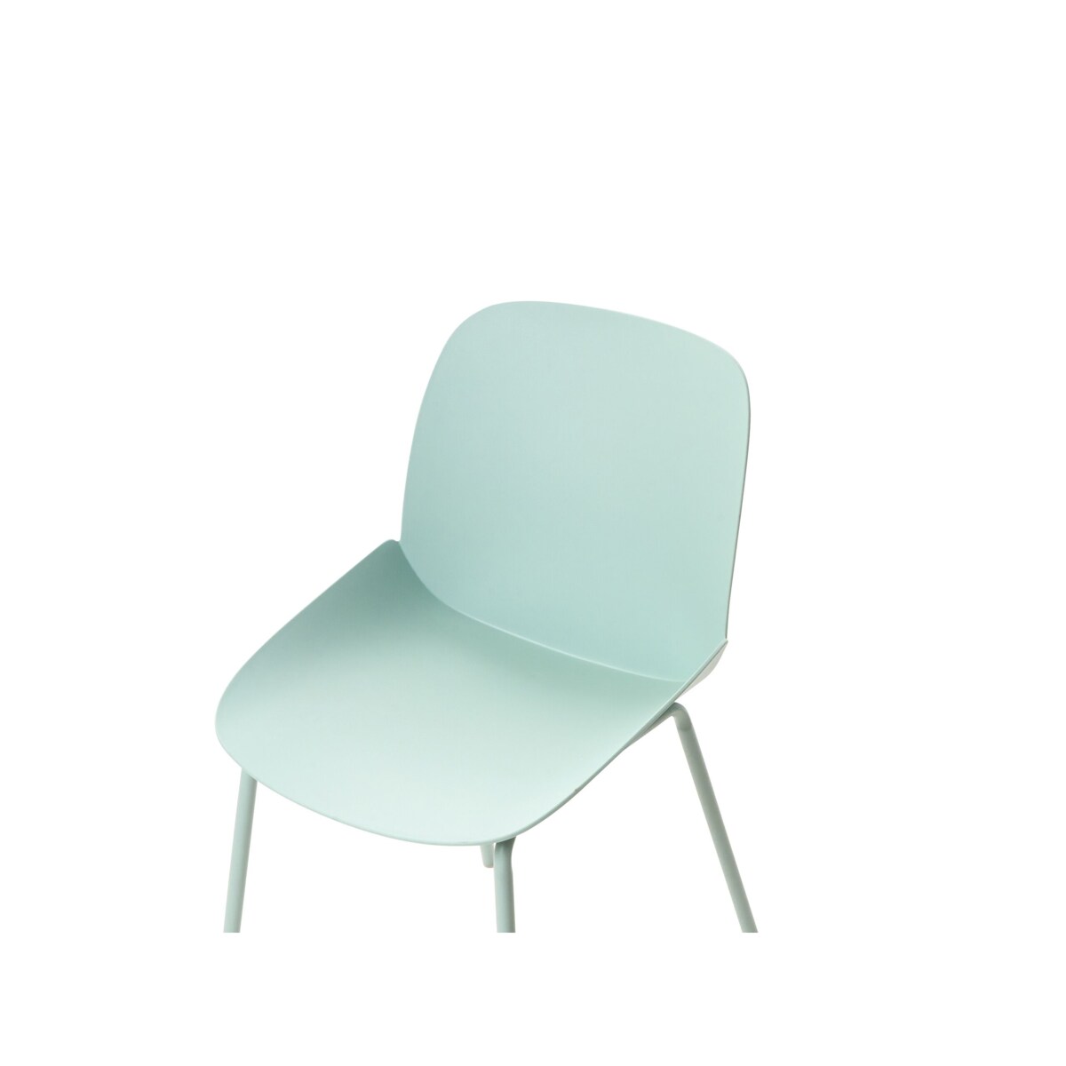 Zestaw 2 krzeseł do jadalni miętowy MILACA