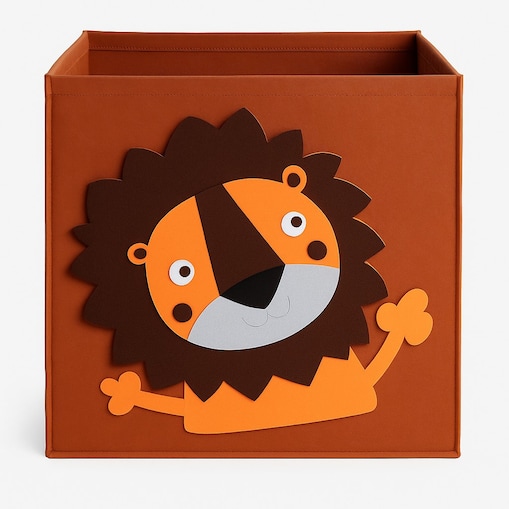 Filcowy pojemnik na zabawki NOOLI, 30 x 30 x 30 cm