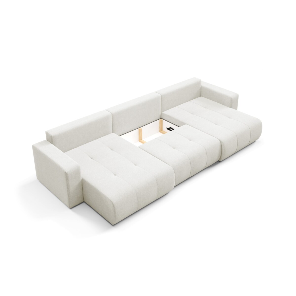 Narożnik MOLINIO U z funkcją spania Kolor: Wind 02