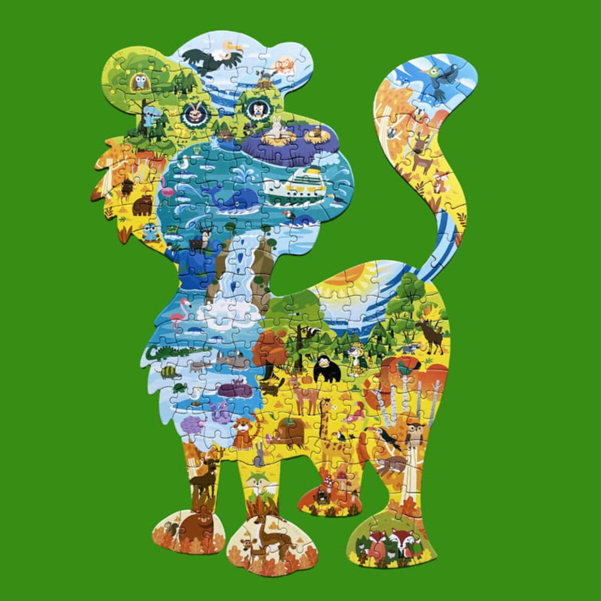 Puzzle edukacyjne - KRÓL LEW - 180 szt