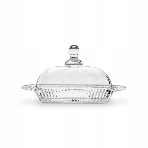 MASELNICZKA SZKLANA pojemnik na masło sery kuchenna maselnica