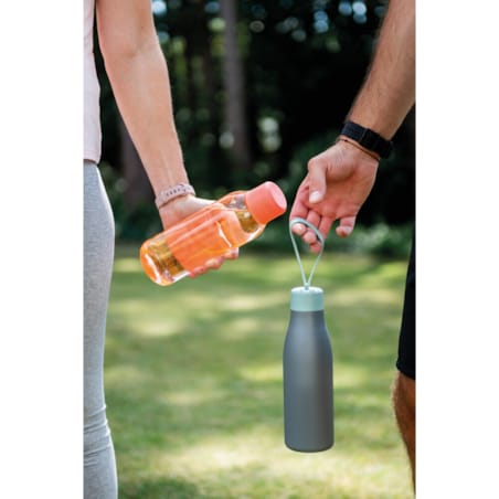 Butelka termiczna z dwoma nakrętkami 0,5 L, miętowa BergHOFF