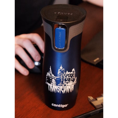 Kubek termiczny Contigo West Loop 2.0 470ml - Transylwania/ Granat mat