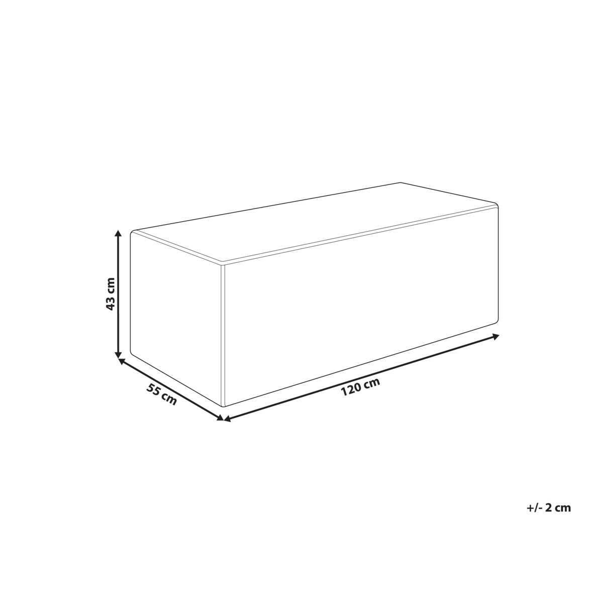 Puf sztruksowy beżowy VINITA