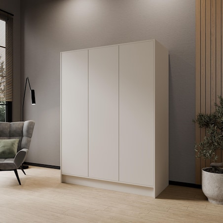 Szafa gładka 150 ALA bez lustra i bez uchwytów, kaszmirowa