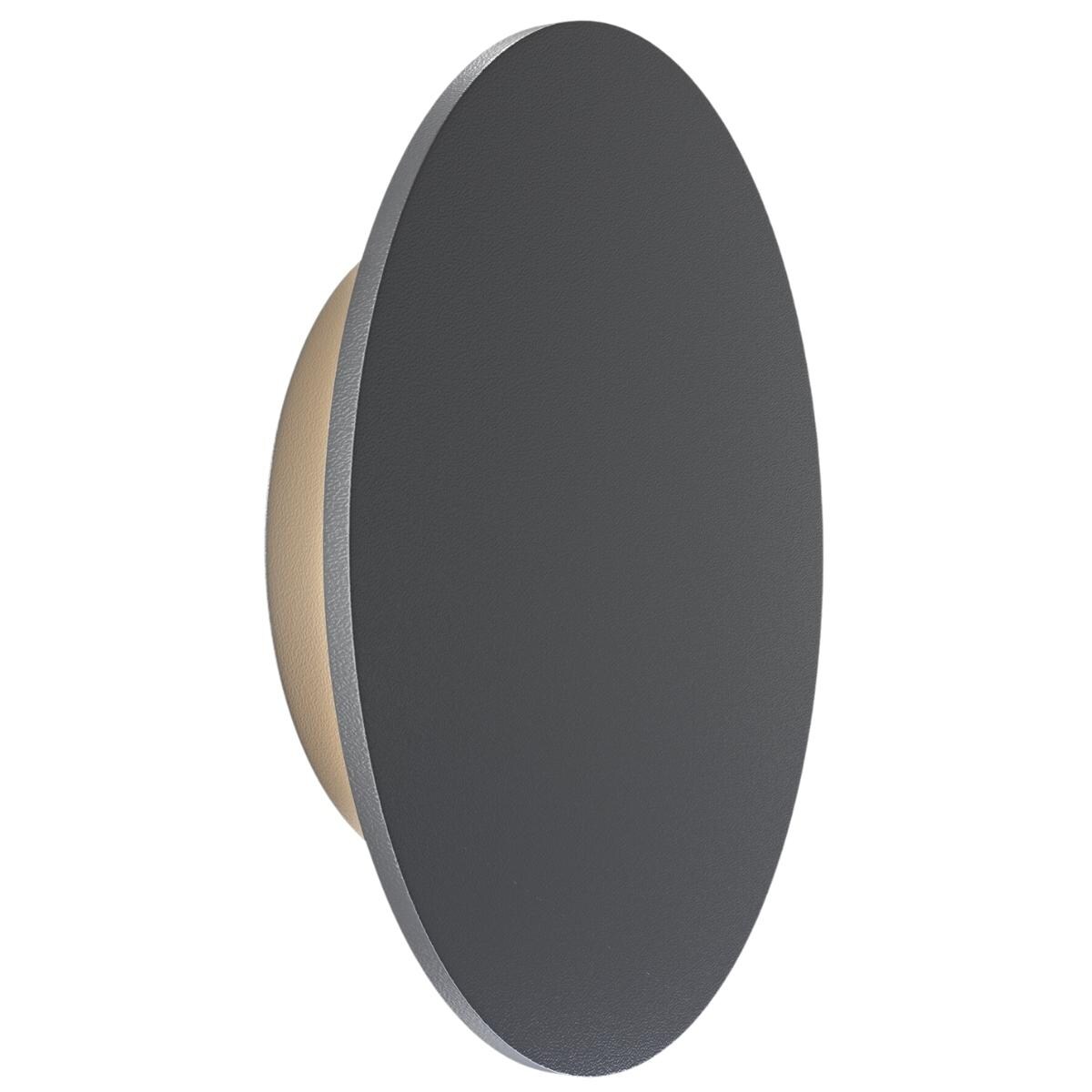 Okrągła lampa elewacyjna Wald O420WL-L12GF Maytoni LED 12W 3000K IP65 grafit