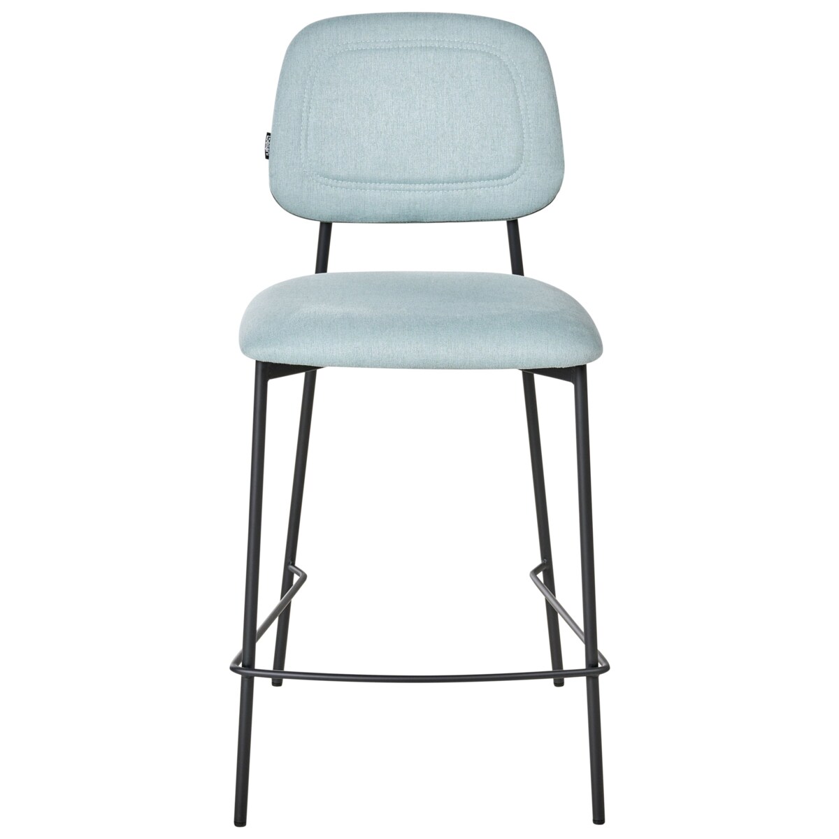 Zestaw 2 krzeseł barowych DUETTE Błękitny