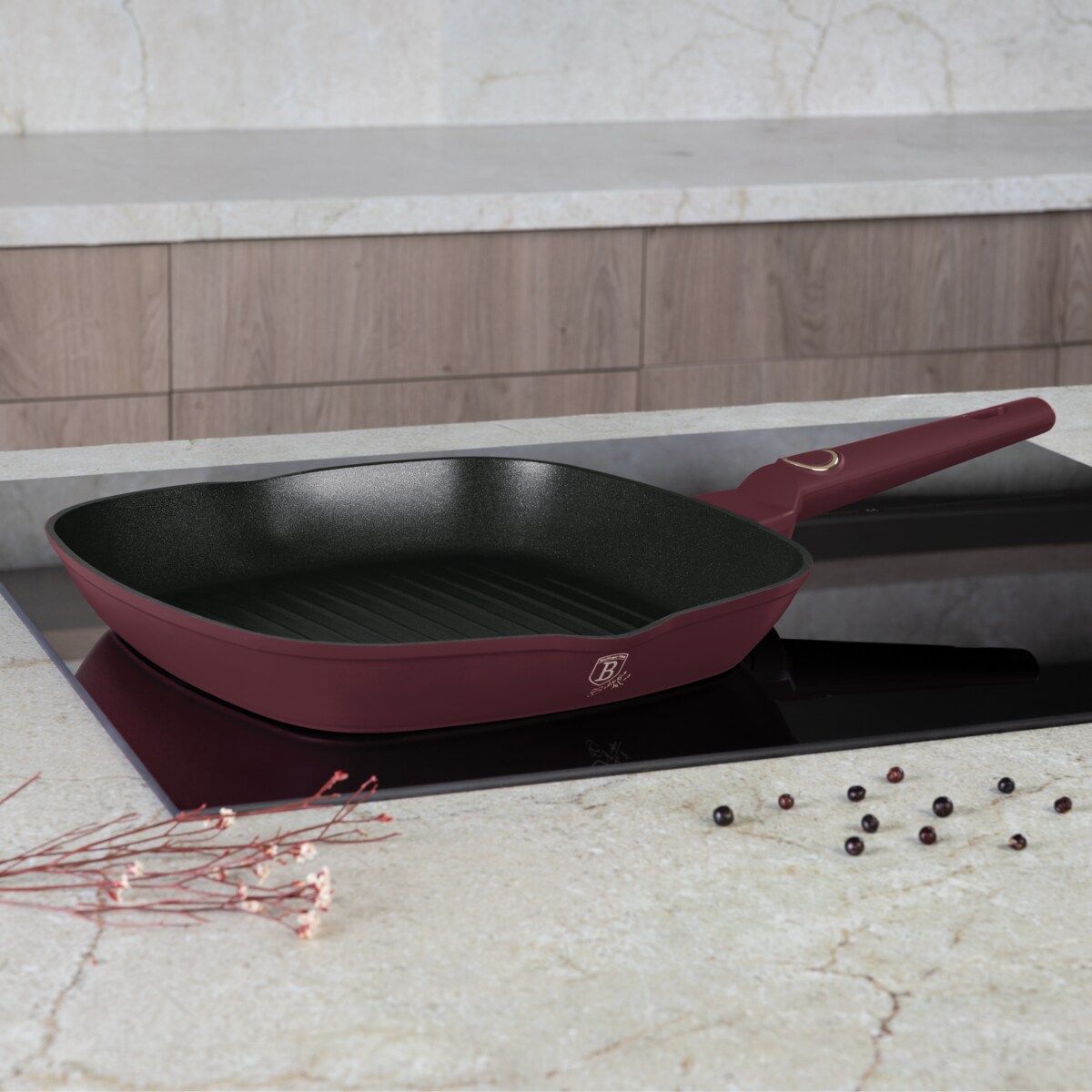 Patelnia grillowa 28 cm BerlingerHaus Leonardo BH-8036