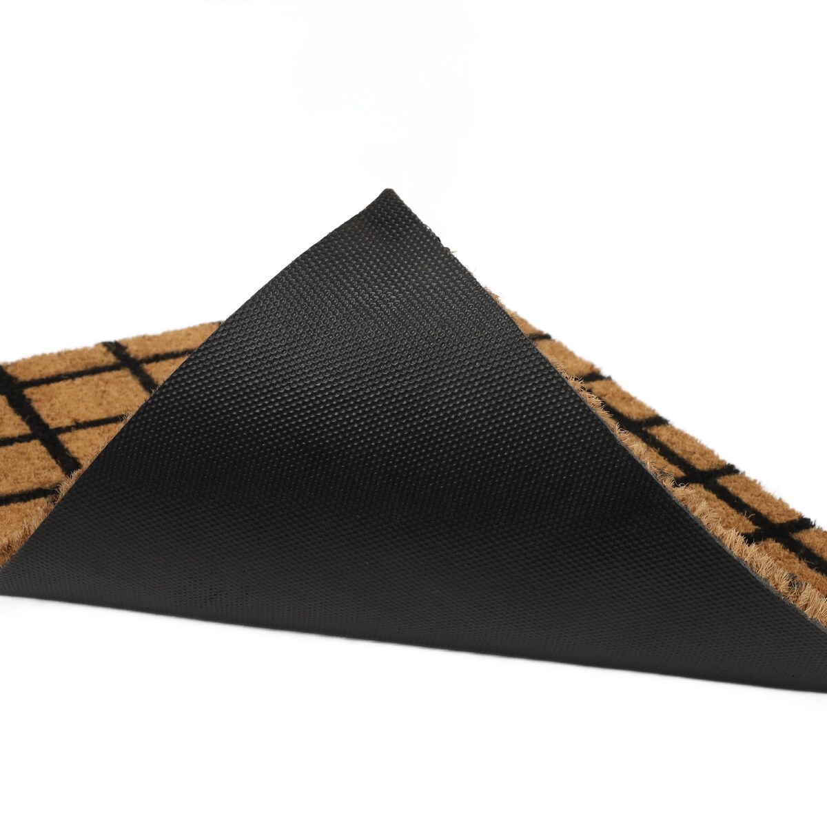 Wzorzysta wycieraczka z włókna kokosowego, 59 x 39 cm