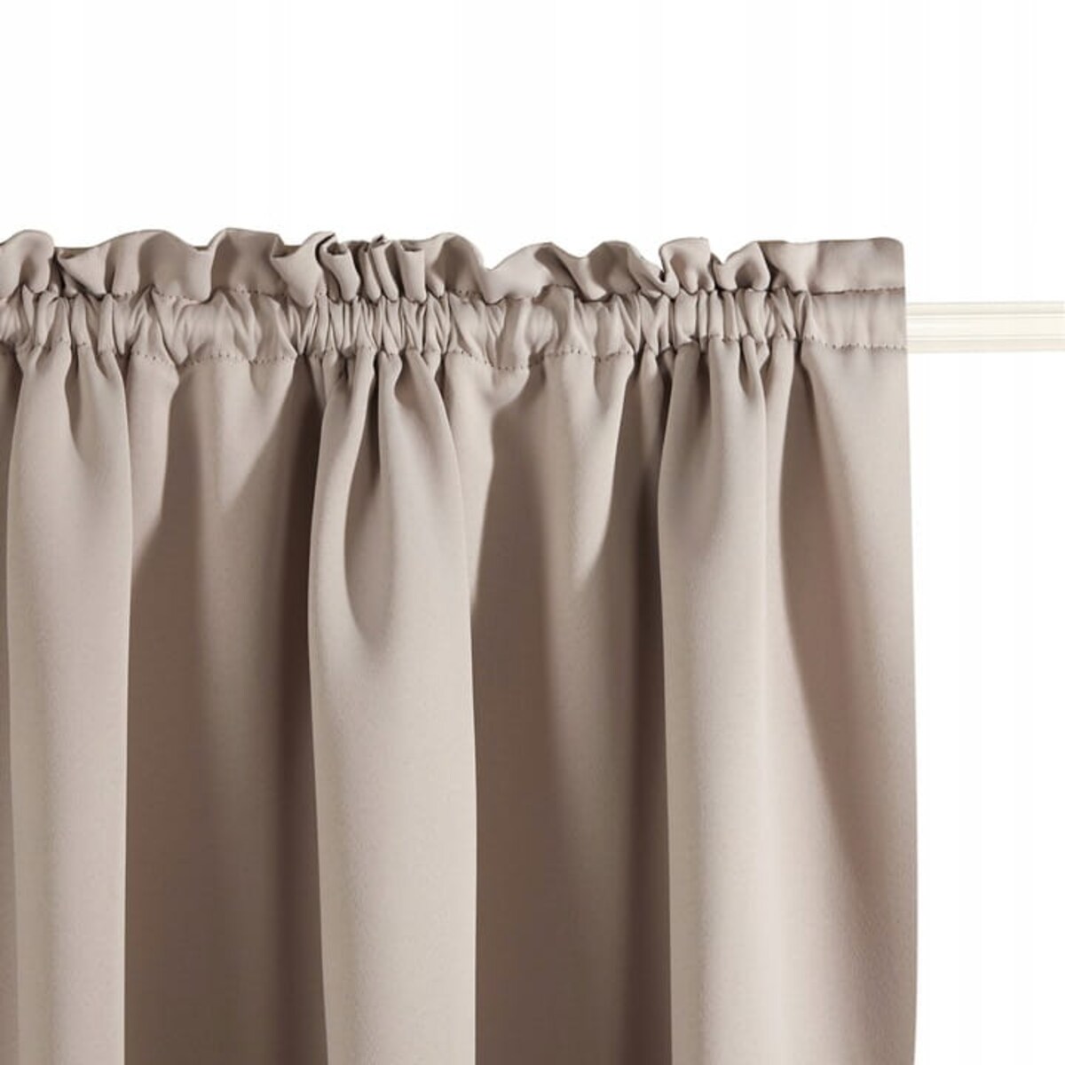 ZASŁONA ZACIEMNIAJĄCA GOTOWA NA TAŚMIE TUNEL ŻABKI 140x270 MATOWA GŁADKA