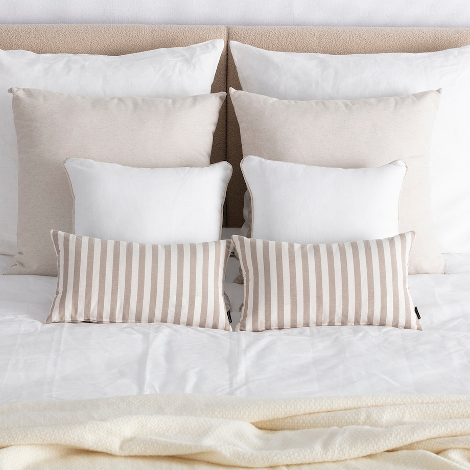 Zestaw poduszek do sypialni Classic Stripes, 47x28/60x60/45x45 cm