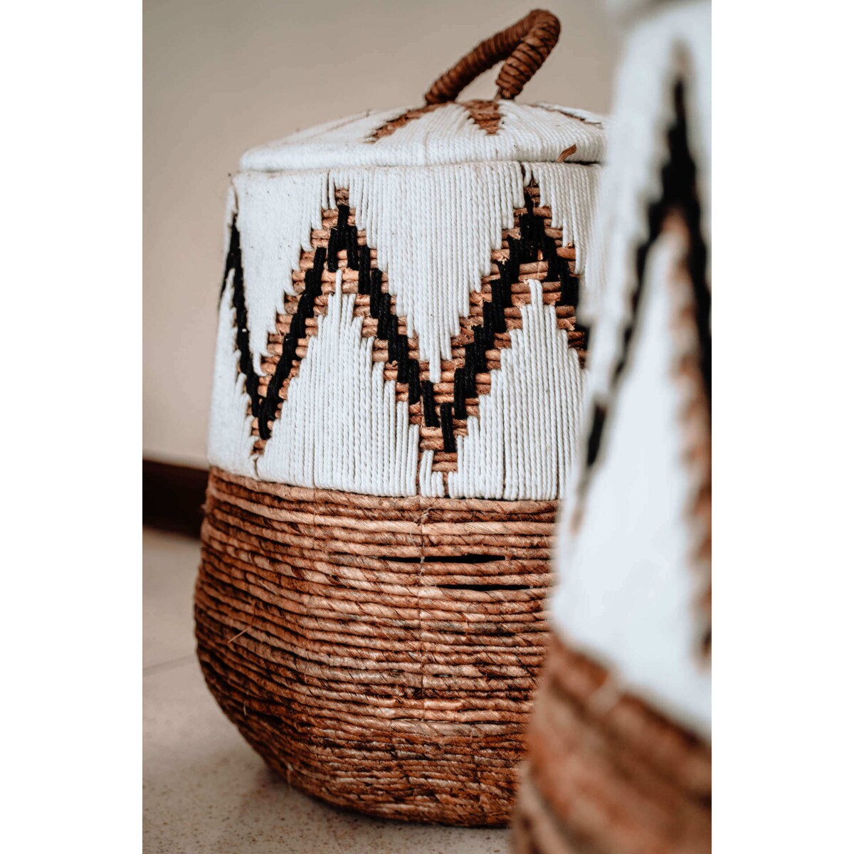 KOSZ PERU S BIAŁY BEZ POKRYWKI