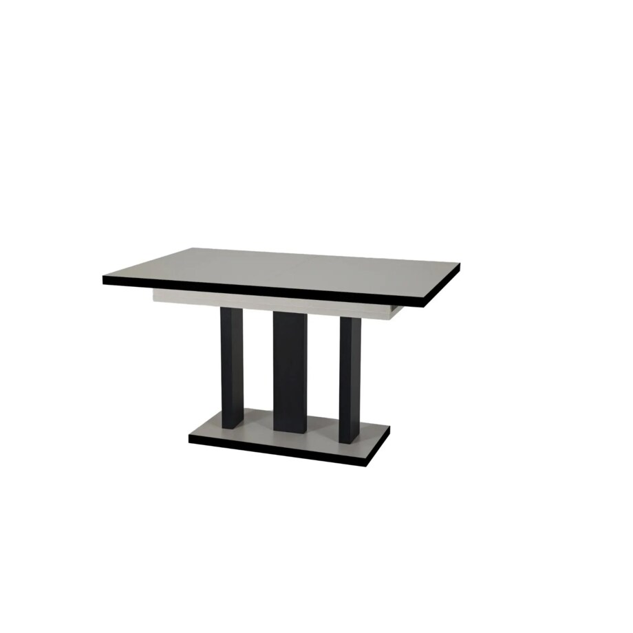 Stół rozkładany APPIA BLACK 130(210)x80 kaszmirowy