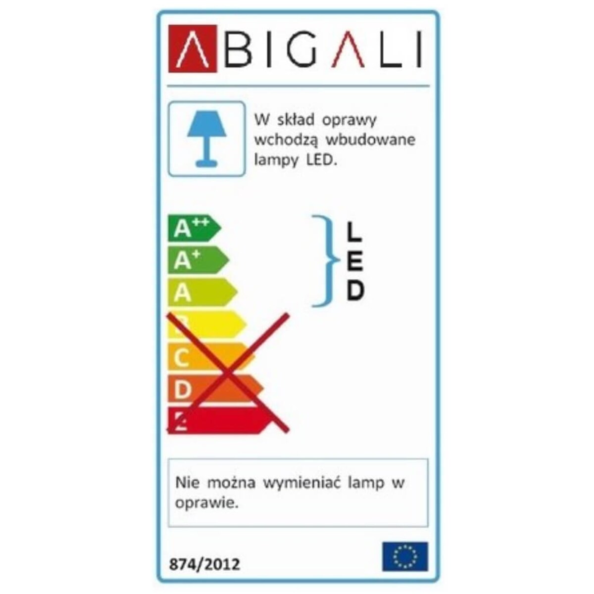 LAMPA ścienna ORIGAMI PAWN-G Abigali metalowa OPRAWA kinkiet LED 3W 3000K paw złoty