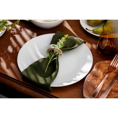 Serwis obiadowy dla 12 osób 44 el. Dalia biała C001