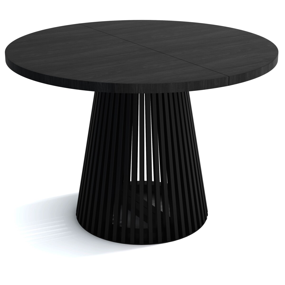 Stół DUSTO rozkładany z lamelami 120/220 Czarny