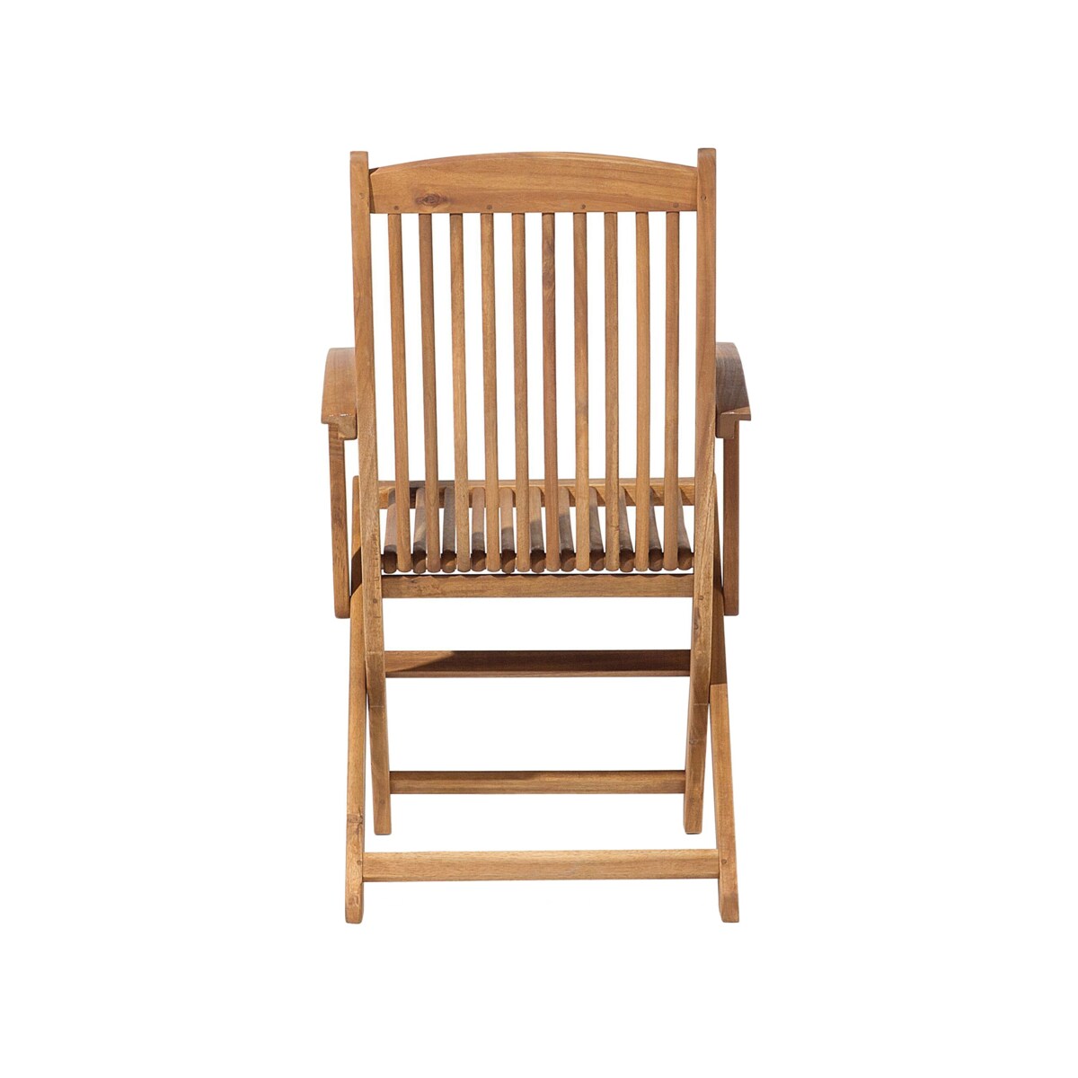 Zestaw 2 krzeseł ogrodowych drewniany MAUI