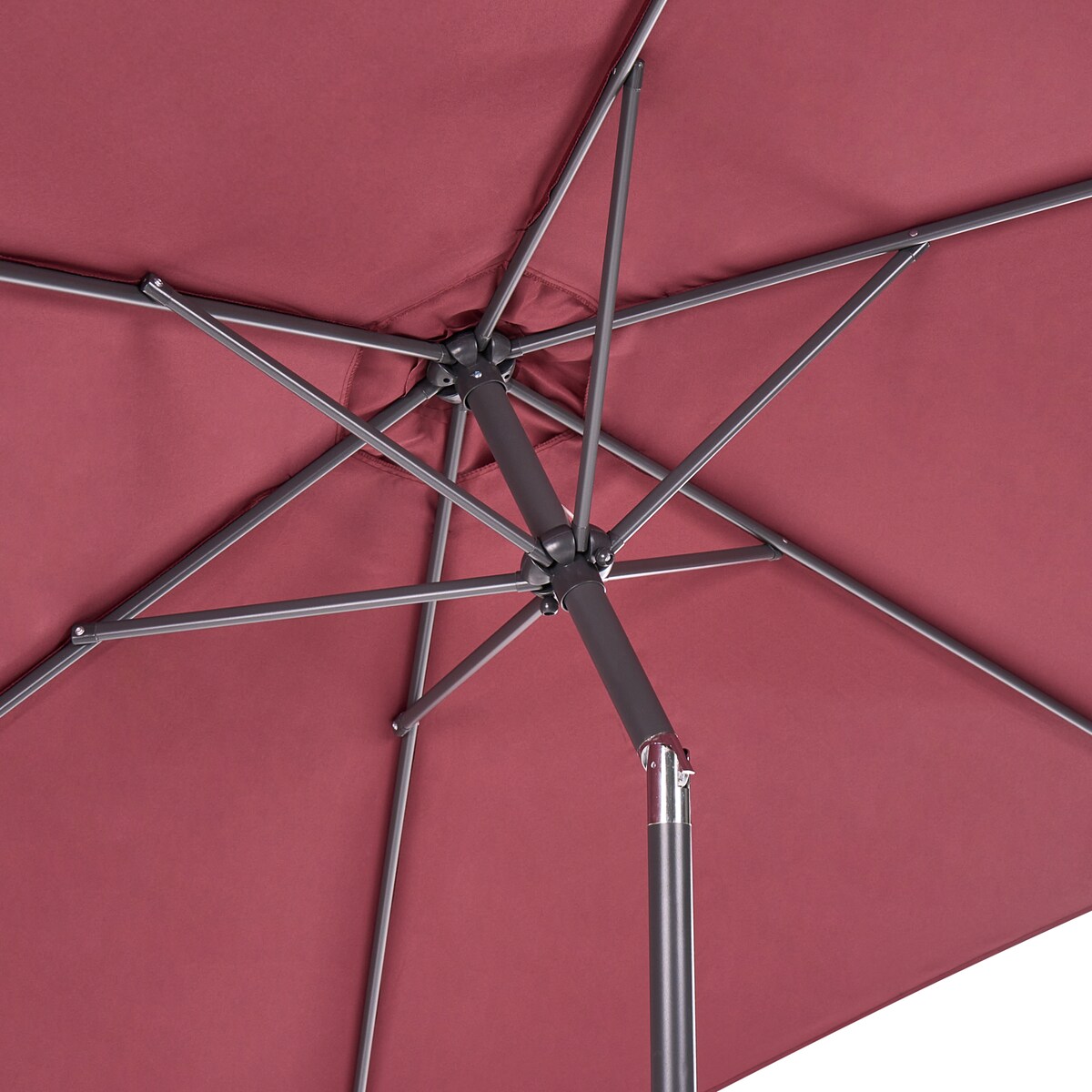 Parasol ogrodowy 266 cm VARESE Burgundowy