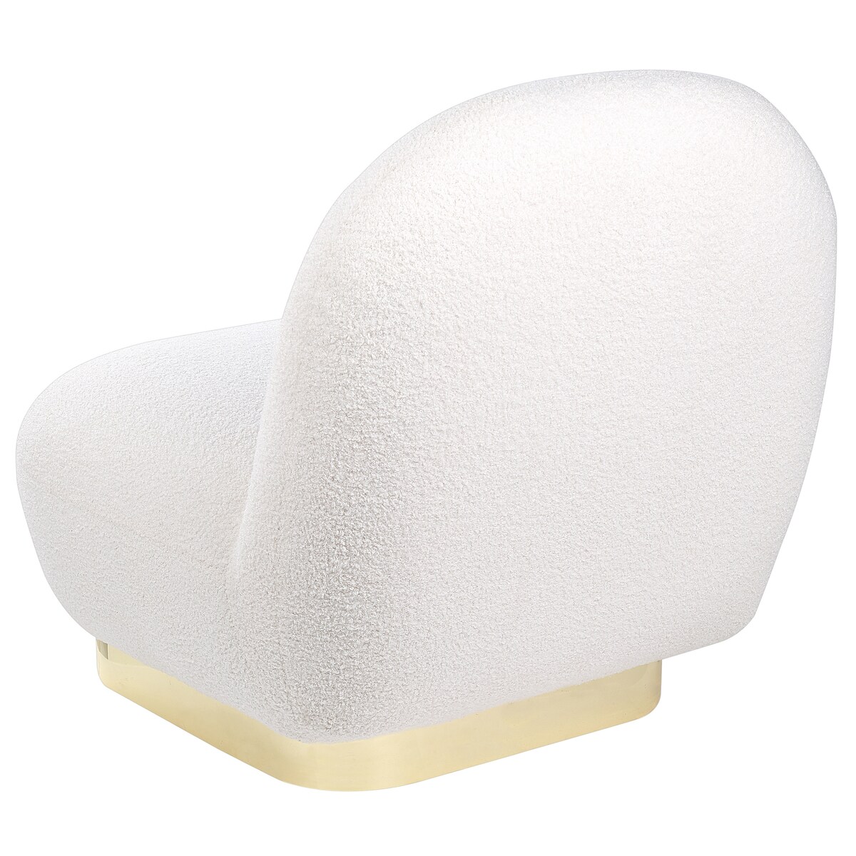 Fotel LOVIISA Boucle Biały