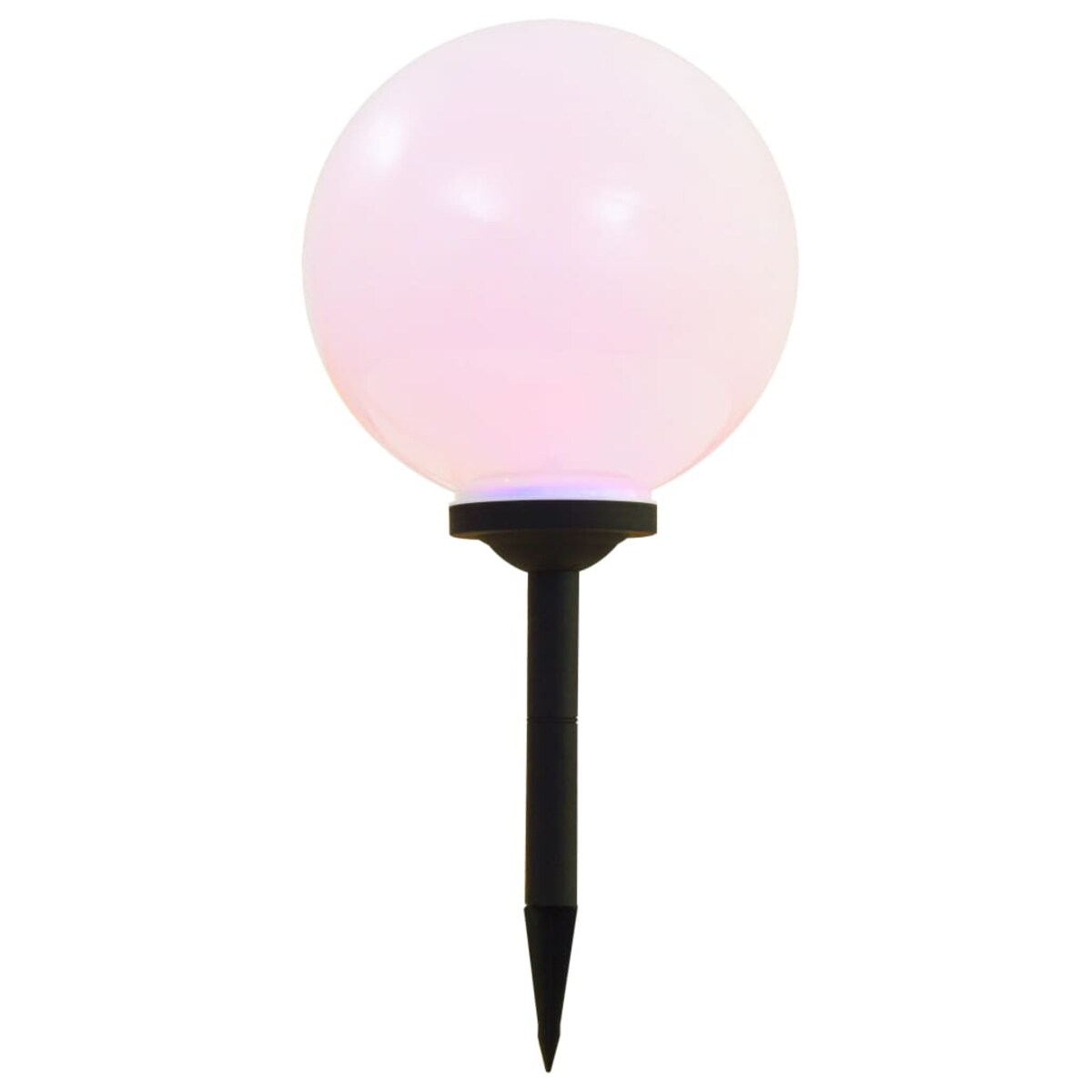 vidaXL Kuliste lampy solarne na zewnątrz, 2 szt., LED, 30 cm, RGB