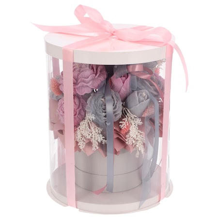 Świeca sojowa ZAPACHOWA bukiet FLOWERBOX handmade prezent CANDELA ENCANTADA