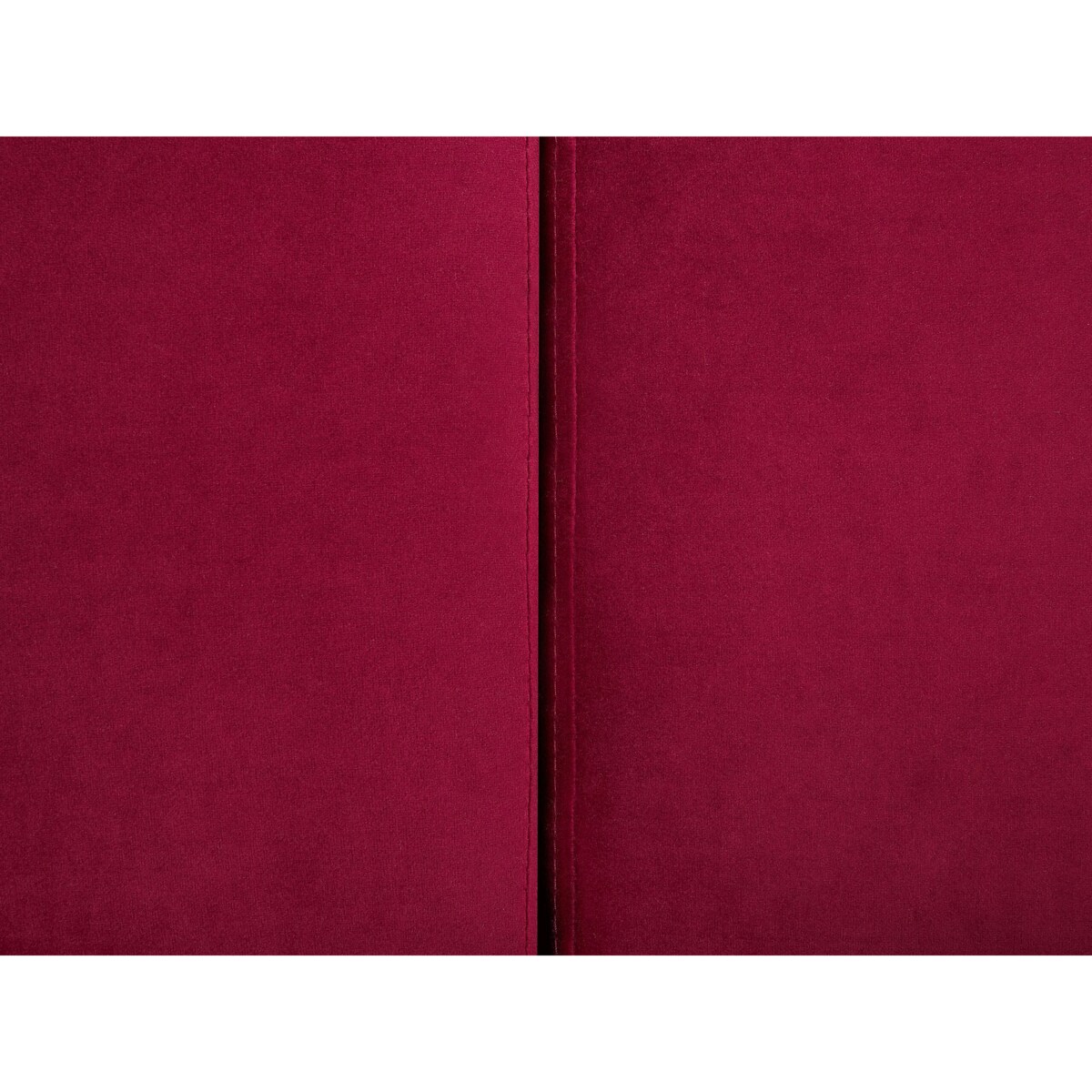 Sofa rozkładana welurowa burgundowa EINA