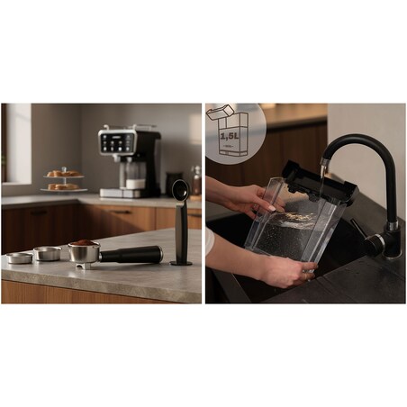 Ekspres do kawy ciśnieniowy kolbowy ze spieniaczem Berdsen BD-773 377300