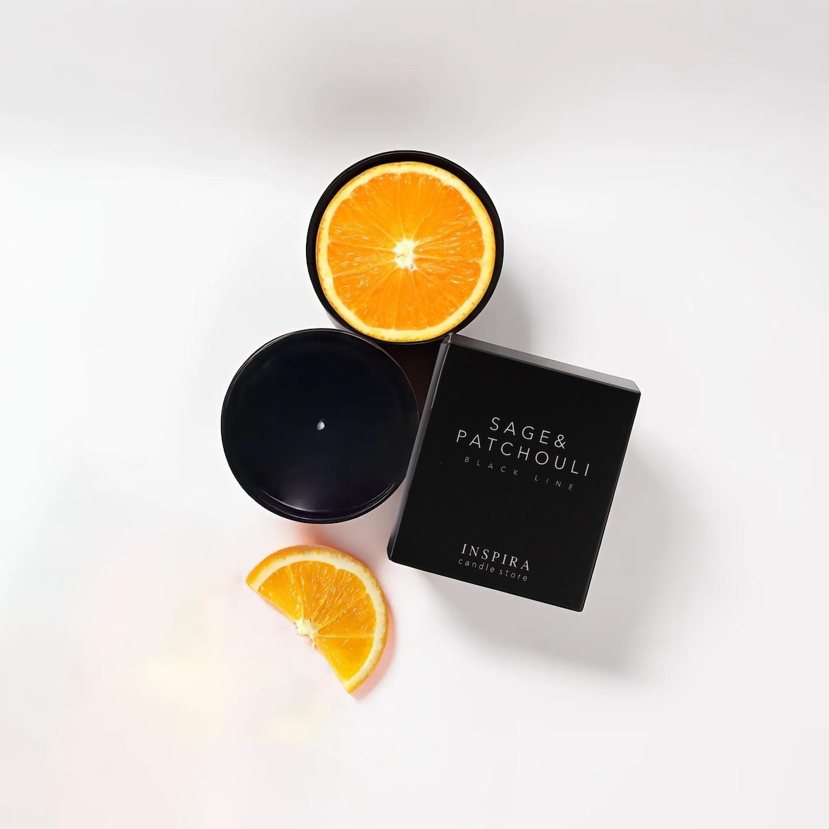 Świeca zapachowa Black Sage & Patchouli, 390 g, INSPIRA