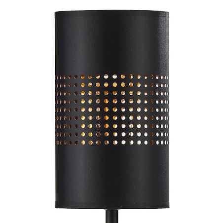Stolikowa lampka ażurowa Bogart 5118 TK Lighting okrągła czarna
