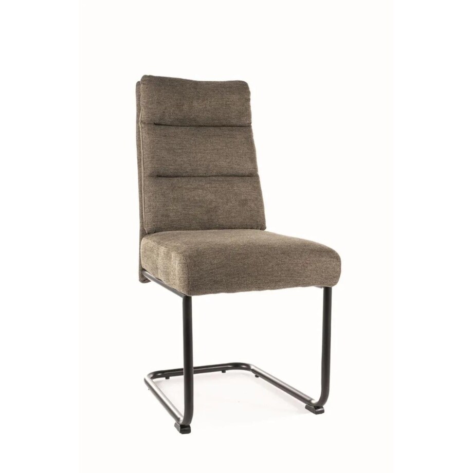 Krzesło tapicerowane BERRY BREGO oliwkowe