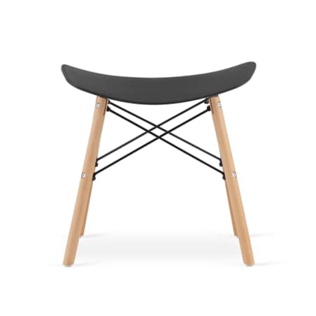 Taboret Korfu Krzesełko Do Kuchni - Czarny X 3