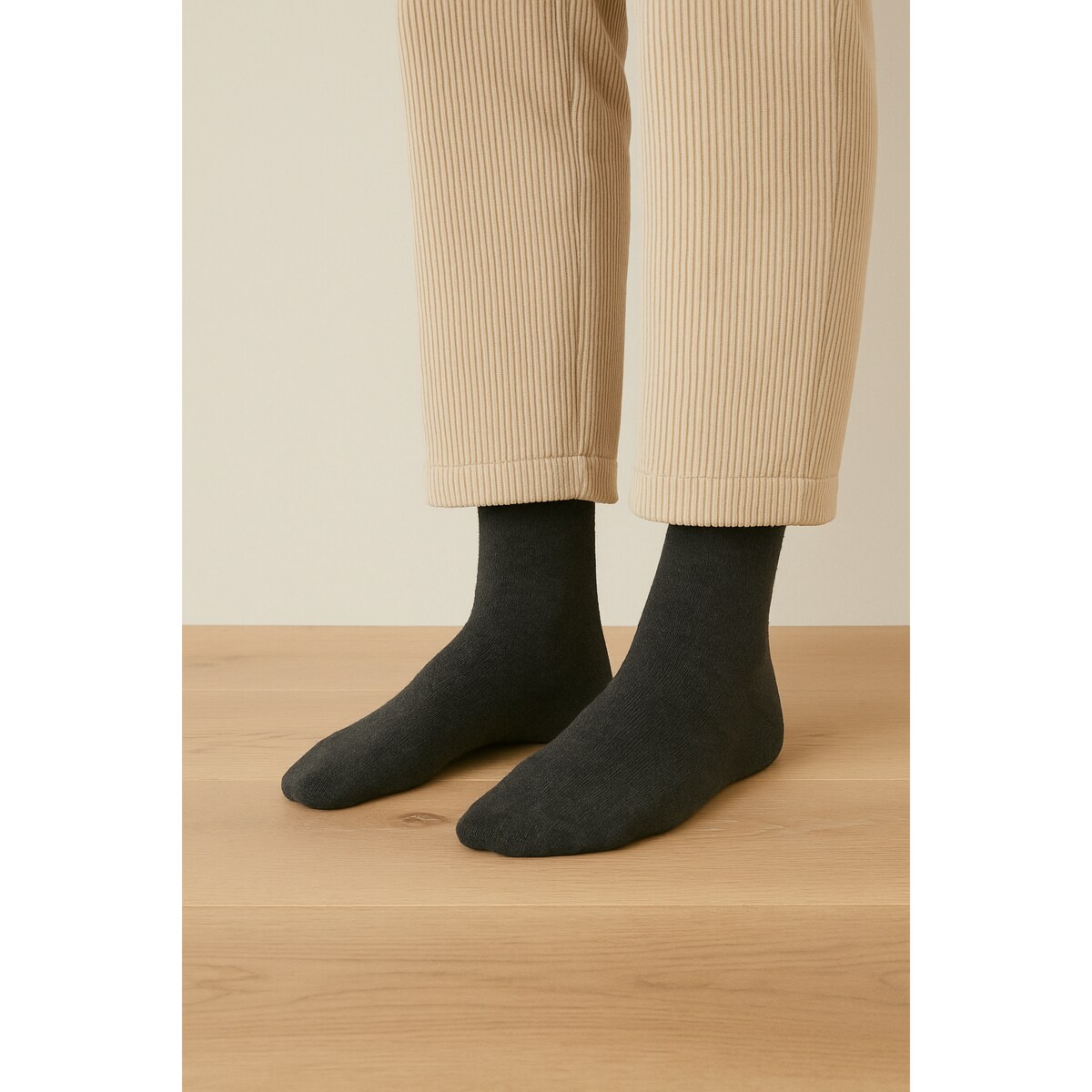 Czarne skarpety męskie – Eleganckie, bawełniane 39–43