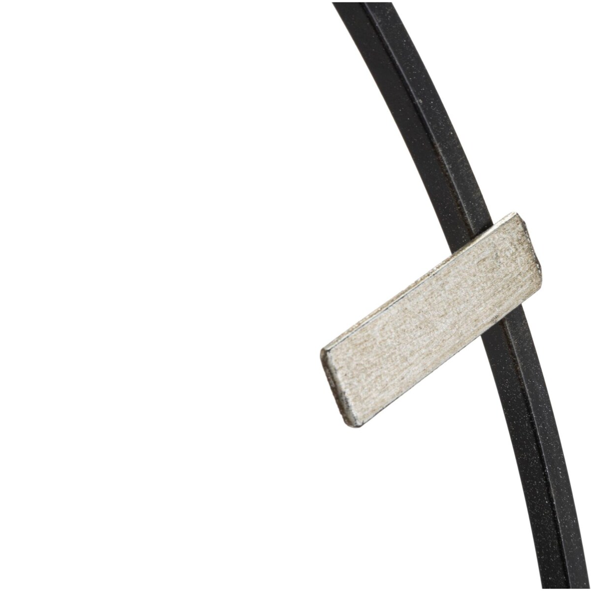 Zegar ścienny SILVERY, metalowy, biały, 61x63 cm