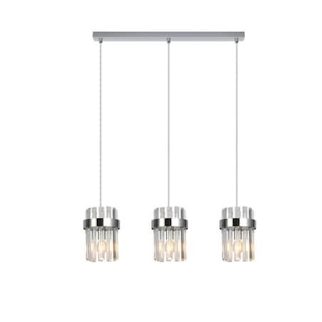 Lampa sufitowa wisząca Light Prestige Vetro chrom 3 x E14 1 szt.