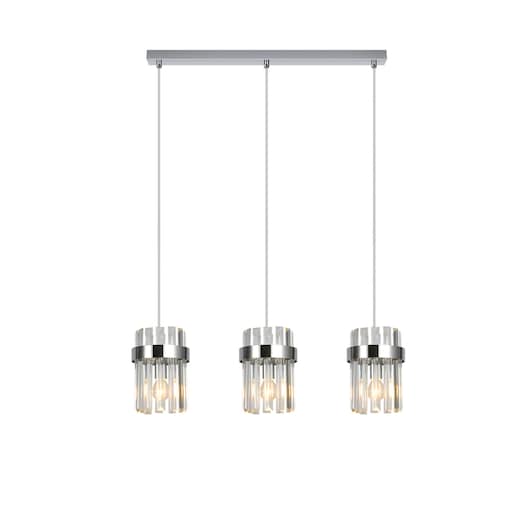 Lampa sufitowa wisząca Light Prestige Vetro chrom 3 x E14 1 szt.