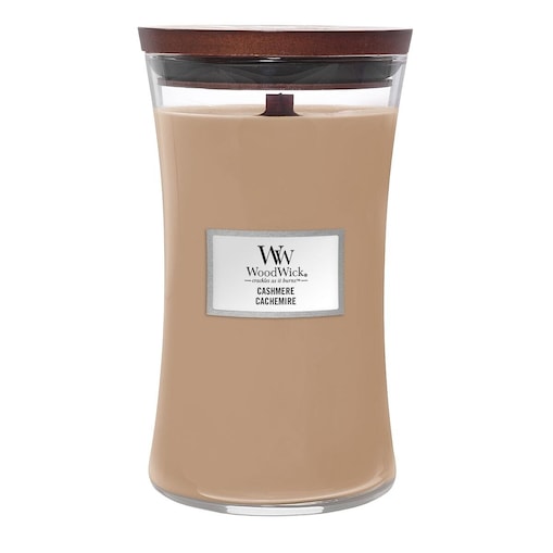 WoodWick świeca duża CASHMERE