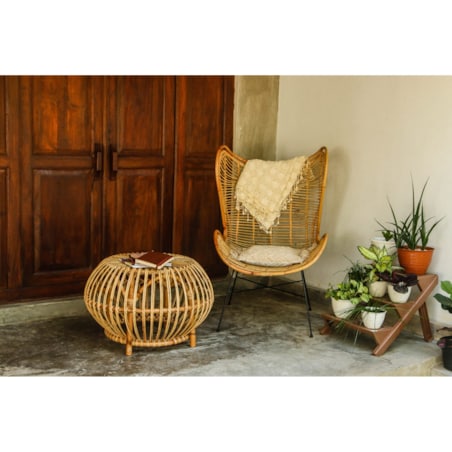 Fotel rattanowy Isla naturalny Monnarita