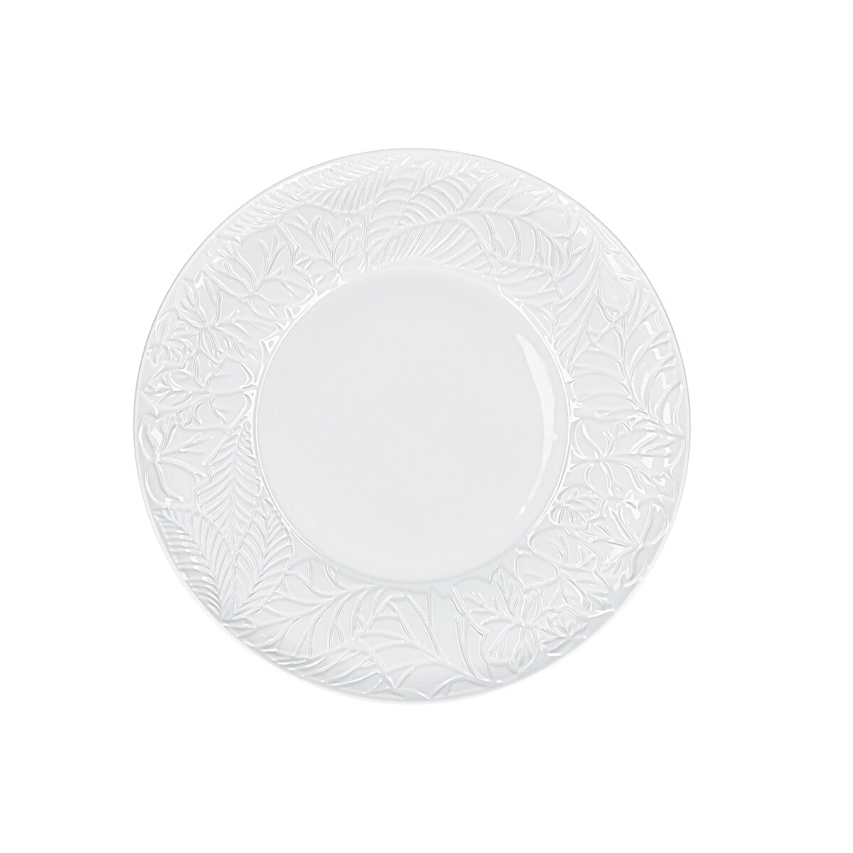 Zestaw 6 talerzy obiadowych Bosco - Biały, 27 cm