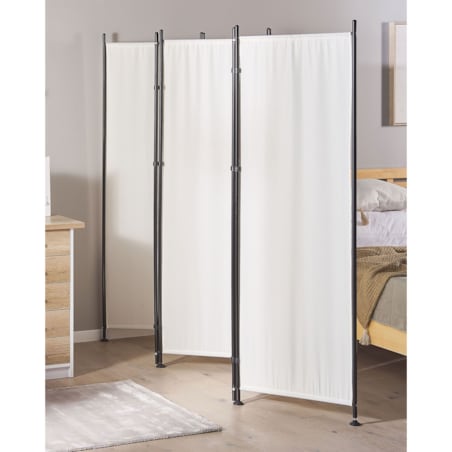 5-panelowy składany parawan pokojowy 270 x 170 cm biały NARNI