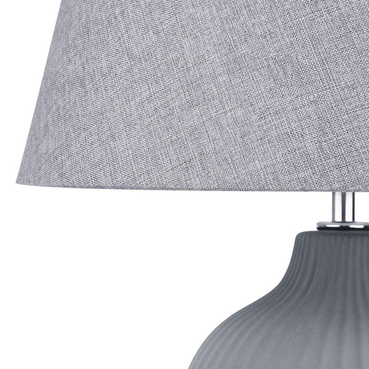 Lampa stołowa FERGUS Ceramika Szary