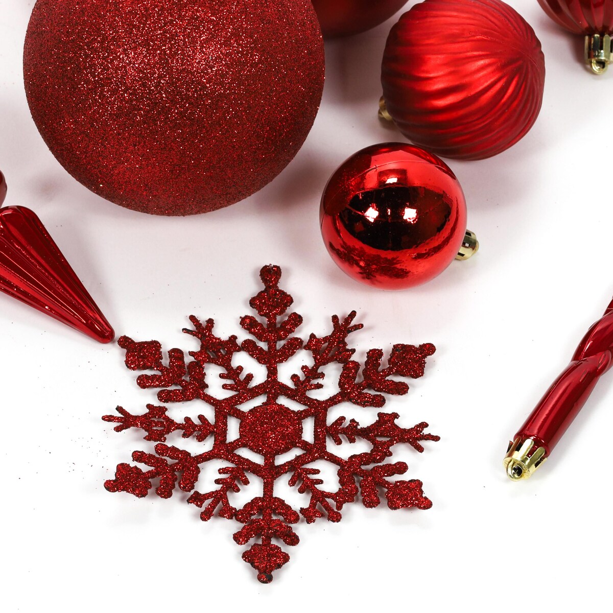 Zestaw ozdób świątecznych, 57 szt.