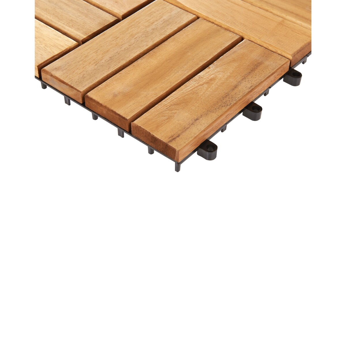 Płytki tarasowe ACERENZA Certyfikowane drewno akacjowe Naturalny