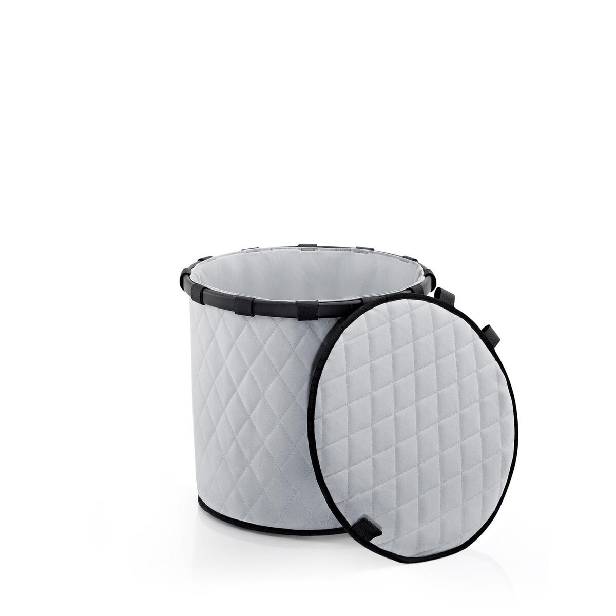 Przykrywka HOMEBASKET COVER, rhombus light grey