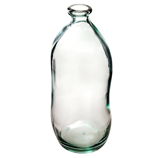 Wazon szklany z recyklingu, 35 cm