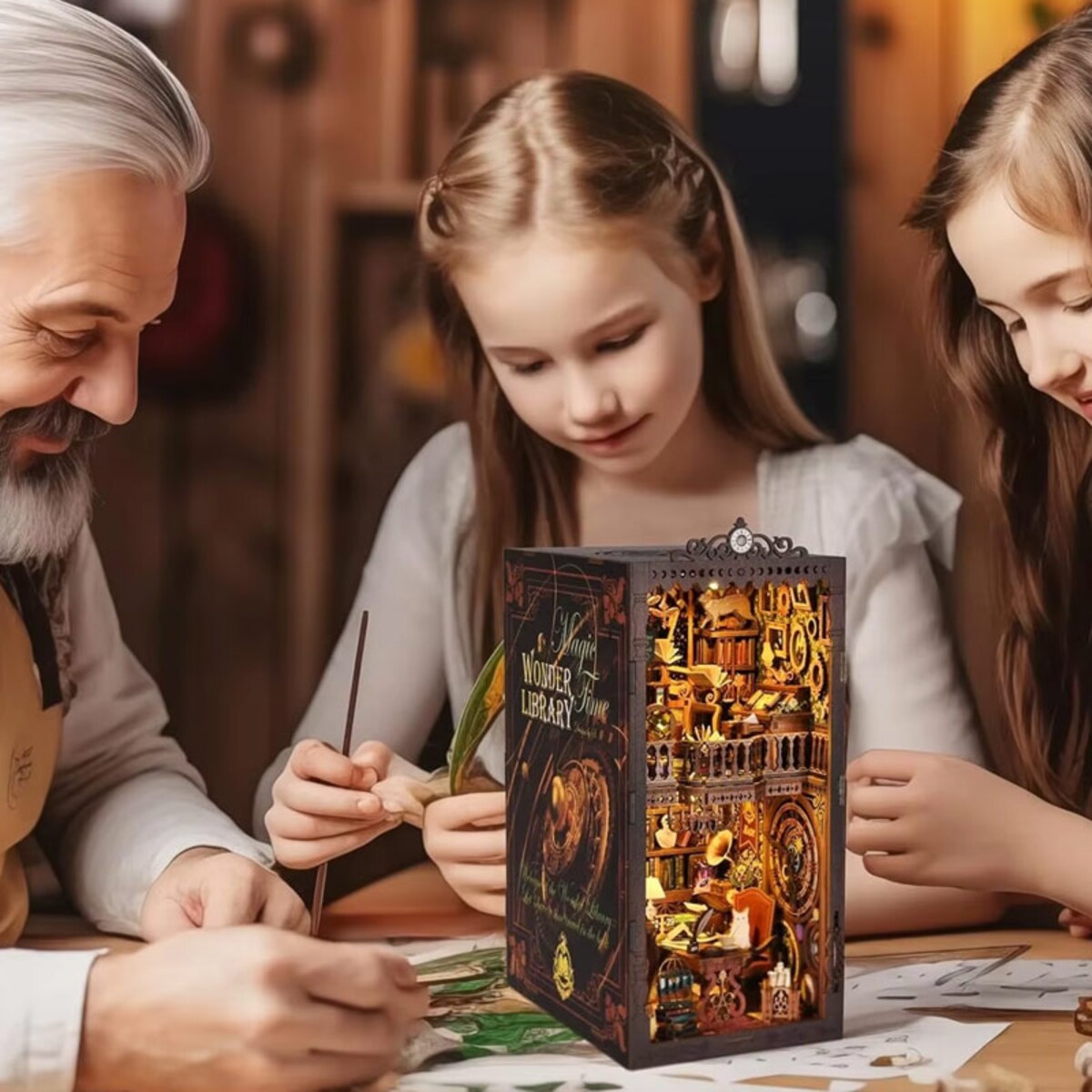 Miniaturowy domek Book Nook - Świątynia wiedzy